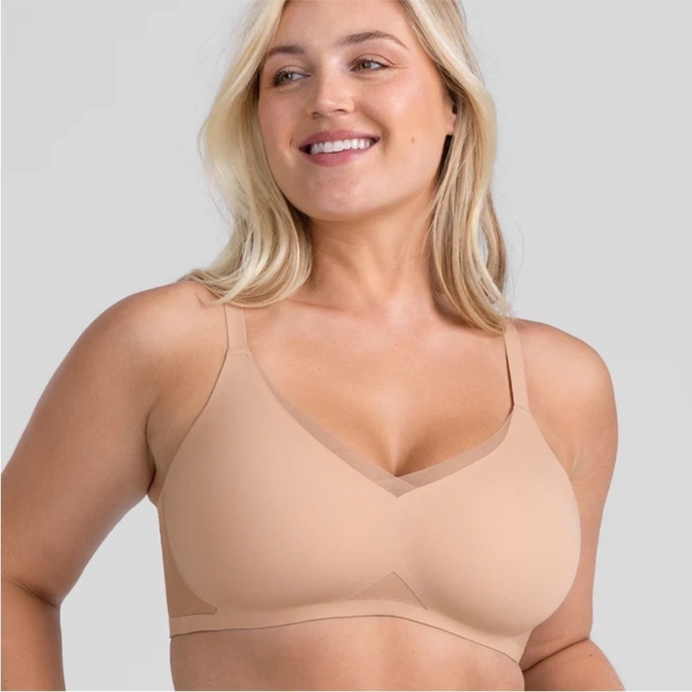 Honeylove CrossOver Bra in Sand - 38D/DD(E)